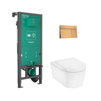 Závěsný wc set  do lehkých stěn / předstěnová Hansgrohe 60303140