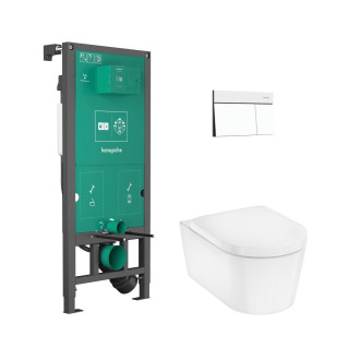 Závěsný wc set  do lehkých stěn / předstěnová Hansgrohe 60303700