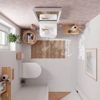 Umývátko Hansgrohe Xelu Q 36x25 cm otvor pro baterii vlevo 60315450