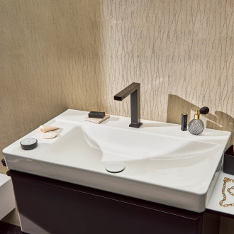 Umyvadlo Hansgrohe Xelu Q 80x48 cm se dvěma otvory pro baterii 60320450