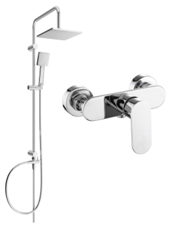 Mexen Tord sprchový set se sprchovou baterií Milo, chrom 71340200-00