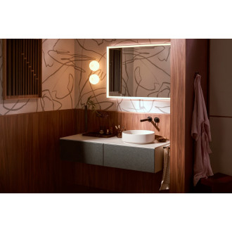 Umyvadlo Hansgrohe Xuniva Evo S 40x40 cm písková matná béžová mat bez otvoru pro baterii, bez přepadu 60323780