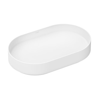 Umyvadlo Hansgrohe Xuniva Evo U 65x40 cm bílá matná mat bez otvoru pro baterii, bez přepadu 60325700