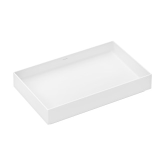 Umyvadlo Hansgrohe Xuniva Evo E 65x40 cm bílá matná mat bez otvoru pro baterii, bez přepadu 60326700