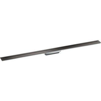 Sprchový žlab Hansgrohe Axor Drain 120 cm nerez kartáčovaný černý chrom 42524340