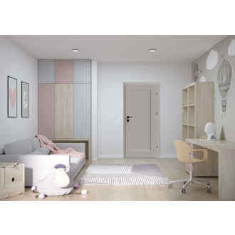 Interiérové dveře Naturel Estra levé 80 cm kašmír matný ESTRA5KAS80L