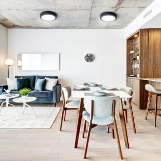 LED světelný panel Solight černá WD170-B