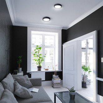 LED světelný panel Solight černá WD174-B