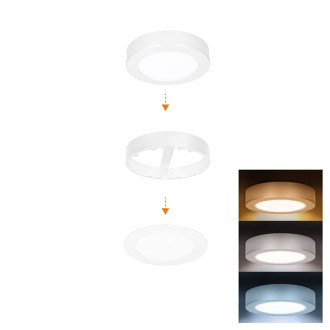 LED světelný panel Solight bílá WD240-W
