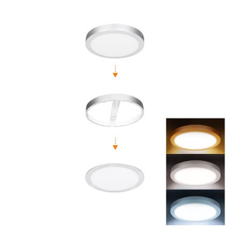 LED světelný panel Solight černá WD242-S