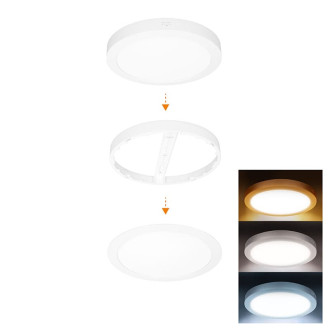 LED světelný panel Solight hnědá WD244-W