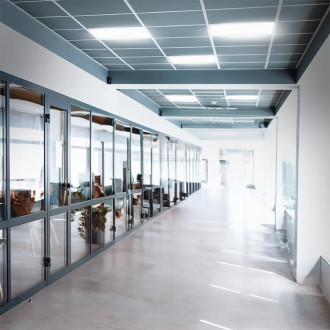 LED světelný panel Solight černá WO25-W