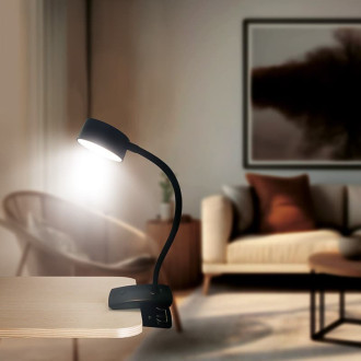 LED stolní lampa Solight černá WO3001-B