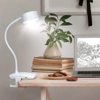 LED stolní lampa Solight šedá WO3001-W