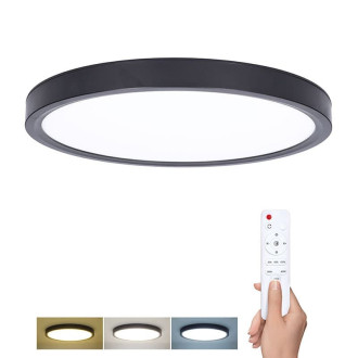 LED stropní světlo Solight černá WO8020