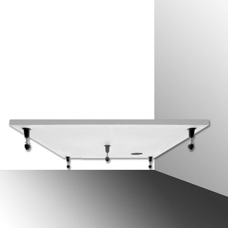 Sprchová vanička obdélníková Roth Rectan-M 100x90 cm litý mramor 8000451