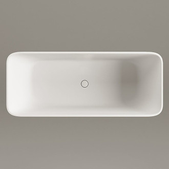 Volně stojící vana Roth Alberena 159x70 cm litý mramor levá i pravá 5271000