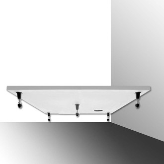 Sprchová vanička obdélníková Roth Marmo Neo 130x90 cm litý mramor MAN SQ 130090 2E