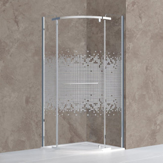 Sprchový kout čtvrtkruh 90x90 cm Roth Project N0799