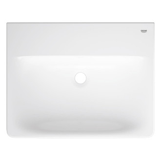 Umyvadlo Grohe Euro Ceramic 60x47 cm alpská bílá bez otvoru pro baterii, s přepadem 102417SH00