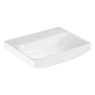 Umyvadlo Grohe Euro Ceramic 55x44,1 cm alpská bílá otvor pro baterii uprostřed 102433SH00