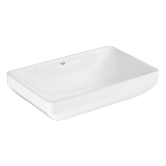 Umyvadlo na desku Grohe Euro Ceramic 60x40 cm alpská bílá bez otvoru pro baterii, s přepadem 102434SH00