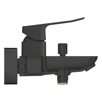 Vanová baterie Grohe Dice bez sprchového setu 150 mm matná černá 1018722430