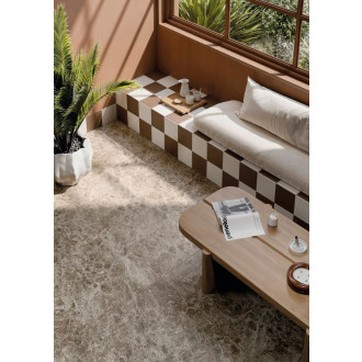 Dlažba Porcelaingres Estro brown 60x120 cm mat X126474X8