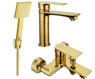 Vanová souprava Mexen Royo R45, zlatá - 72203R45-50