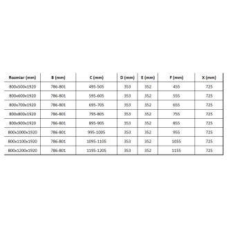 Skládací sprchový kout Mexen Lima 70 x 100 cm, průhledný, černý + plochá sprchová vanička, bílá - 856-070-100-70-00-4010B