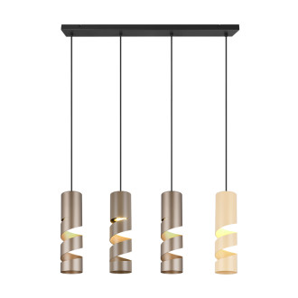 Závěsné světlo Trio Stream mix barev 364000417