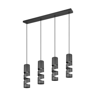 Závěsné světlo Trio Stream černá 364000432