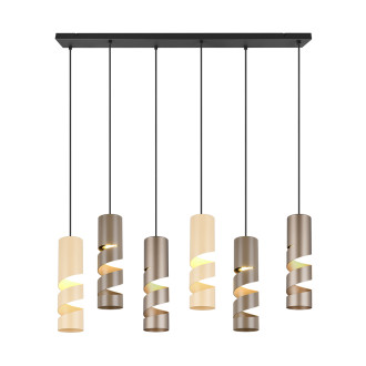 Závěsné světlo Trio Stream mix barev 364000617