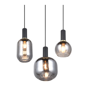 Závěsné světlo Trio Diva černá 319830332