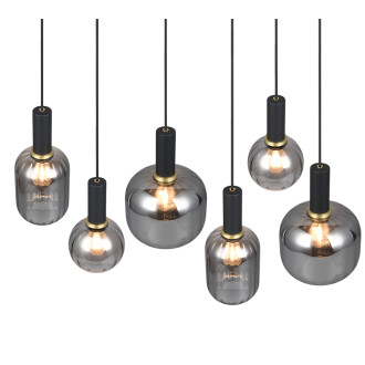 Závěsné světlo Trio Diva černá 319800632