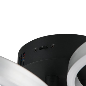 Stropní světlo Trio Caruso hliník 648110605