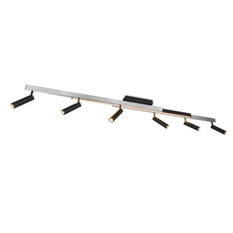 Stropní světlo Trio Zeno hliník 648310705