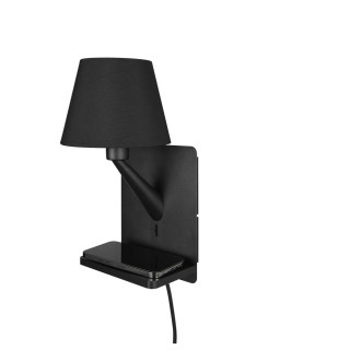 Nástěnné světlo Trio Comfort černá 262670132