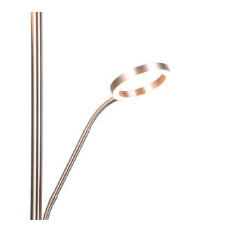 Stojací lampa Trio Willis nikl 449510207