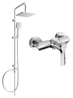 Mexen Tord Sprchový set s sprchovou baterií Sabre, chrom 72140200-00