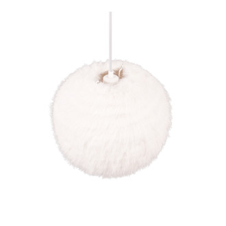 Závěsné světlo Reality Furry bílá R31581001
