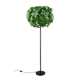 Stojací lampa Reality Leavy černá R40463015