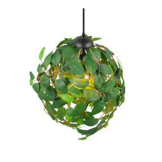 Závěsné světlo Reality Leavy černá R10461915