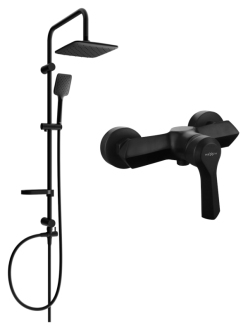 Mexen Sven Sprchový set s sprchovou baterií Sabre, černá 72140262-70