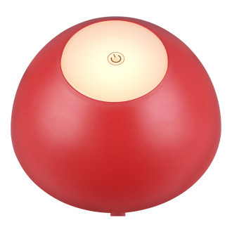 Stolní lampa Reality Ricardo červená R54106110