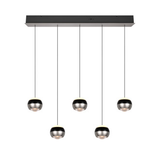 Závěsné světlo Trio Select Orbit nikl 344410507