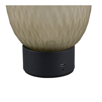 Stolní lampa Trio Facette zelená 564210115