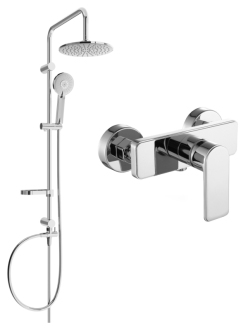 Mexen Carl Sprchový set s sprchovou baterií Cetus, chrom 744340240-00
