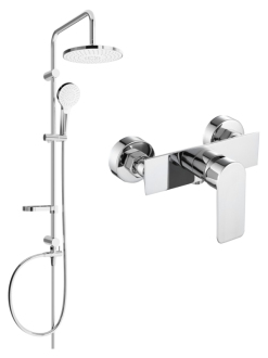 Mexen Erik Sprchový set s sprchovou baterií Alfa, chrom 745740205-00