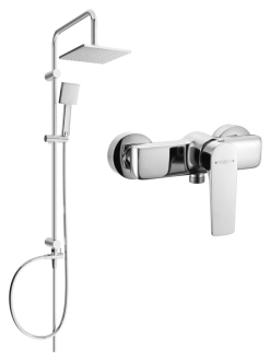 Mexen Tord Sprchový set se sprchovou baterií Lynx, chrom - 745940200-00